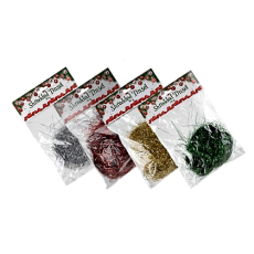 Christmas Tinsel, Shredded, 30g assorted